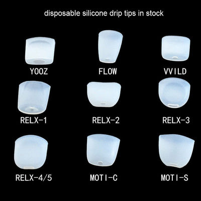 Προμήθειες από καουτσούκ μιας χρήσης 810 510 Silicone Rubber Tip Durable For E Cigarette