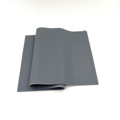 Γκρίζο Stretchable πάχος 2mm φύλλων σιλικόνης λαστιχένιο υψηλής θερμοκρασίας
