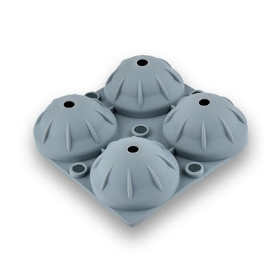 Ανθεκτικό Cocktails Ball Spherical Ice Tray 4 Cavity Grey Green Χρώμα