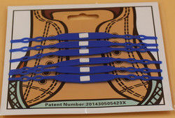 RoHS Unisex Silicone Rubber Supplies Shoe Lace Lace Elastic Practical