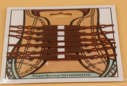 RoHS Unisex Silicone Rubber Supplies Shoe Lace Lace Elastic Practical