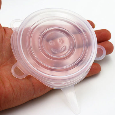 Ανθεκτικό Stretchable καπάκι Microwaveable προστατευτικών καλύψεων σιλικόνης