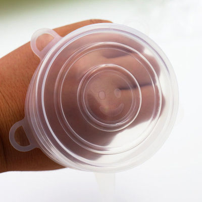Ανθεκτικό Stretchable καπάκι Microwaveable προστατευτικών καλύψεων σιλικόνης