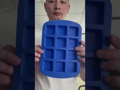 Συνήθειας επαναχρησιμοποιήσιμη εύκολη φόρμα κατασκευαστών κύβων πάγου σιλικόνης βαθμού τροφίμων απελευθέρωσης BPA ελεύθερη για τους κύβους πάγου